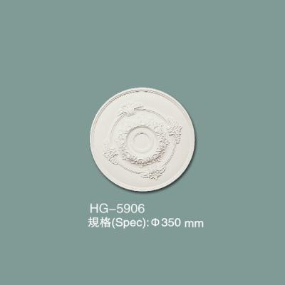 China Polyurethane Ceiling Medallion PU Ceiling Tile HG-5906 for sale