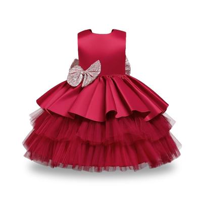 China Newest Anti-wrinkle Children's Clothing Kids Birthday Party Dress Hot Selling Party Dress For Babies for sale