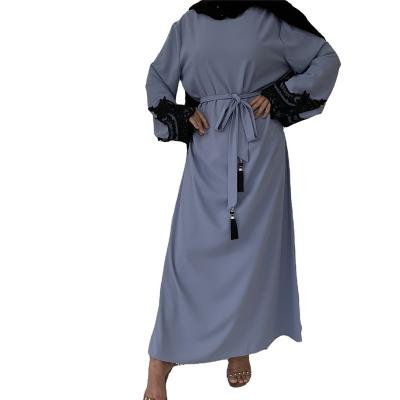 China Muslim Lady Clothes Long Sleeve Maxi Dress For Woman From Middle East Malaysia Abaya Rayon Custom Made Women Traditional Islamic Clothing for sale