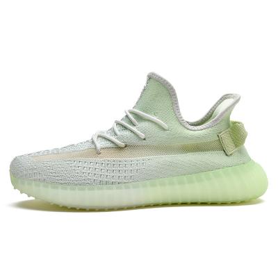 China Fashion Trend 9631791 Custom Gradient Yeezy 350 Style Casual Running Shoes And With Sole Foam And TPU And Fly-knit Mesh Vamp for sale