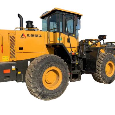 China Hotels sell large used loader Shandong Lingong LG956L of high quality earth moving machinery for sale