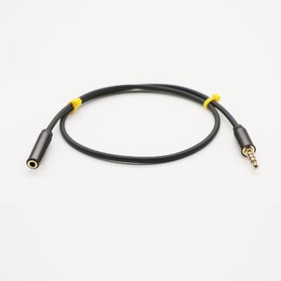 China 3.5mm TRS speaker to TRRS audio cable 3.5mm TRRS Male to Male Audio & Microphone Cable for sale