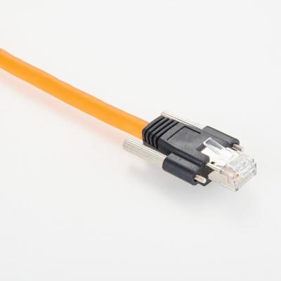 China Mini Camera RJ45 Plug Ethernet Data Transmission GigE Cat6 Cable for Industrial CCD Camera. for sale