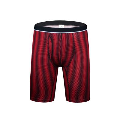 China Antibacterial Design Custom Printed Stretch Soft No Ride Up Cloth Mens Cotton Underwear Boxer Briefs for sale