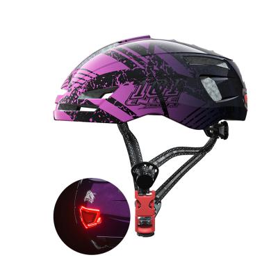 China Ultralight PC+EPS Enlee Bicycle Helmet Men Women With Safety Mountain Bike Rear Led Cycling Helmet Light With Light for sale