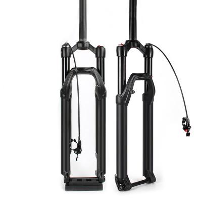 China BMX Mountain Bike Fork High Strength 26 27.5 Magnesium Aluminum Alloy Air Suspension Fork 29 Inch Bicycle Fork for sale