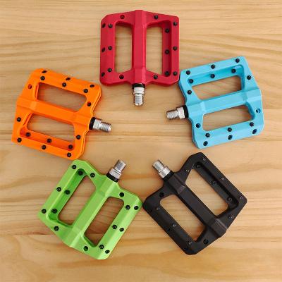 China Mountain Bikes Bicycle Pedals Nylon Fiber Mountain Bike Ultralight Joint Supporting Ultralight Nylon Fiber Cycling Pedals for sale