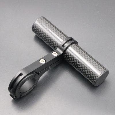 China BMX Bicycle Handle Bars Frame Brackets Carbon Fiber Bike Headlight Assist Brackets Cycling To Extend Brackets for sale