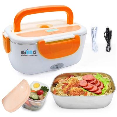 China Sustainable Fashion Style Portable 2 in 1 Keep Food Warmer Food Heater Electric Lunch Box For Car and Home for sale