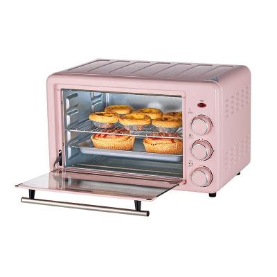 China Hotel Promotional Gifts 12L 10L Customized Red Pink Electric Mini Pizza Oven 22L Toaster Ovens for sale