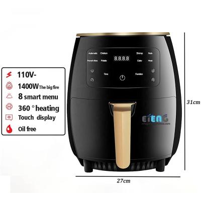 China Hotel 12 Liter Large Capacity Smart Household Oven Oil-Free Smoke-Fe Detachable Basket Cooking Electric Air Fryers for sale