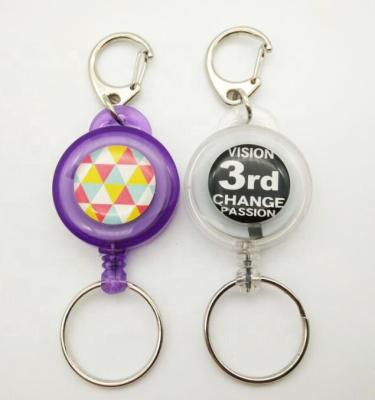 China Promotion gifts hot promotion retractable badge holder, customized logo yo-yo badge holder for sale