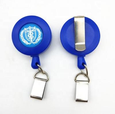 China HOT Customized printing retractable reel id badge yo-yo badge promotion gifts card holder for sale