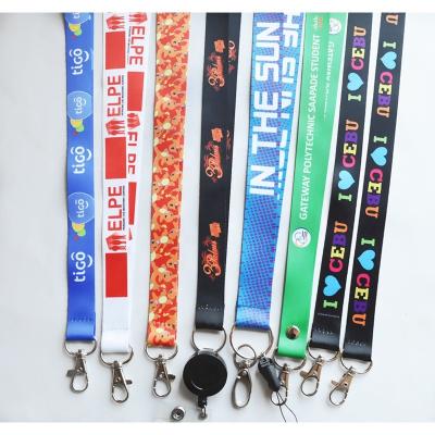 China fashion & Custom Wholesale Popular Logo Printed Lanyard Strap Full Colors Sublimation ID Card Holder Lanyard for sale