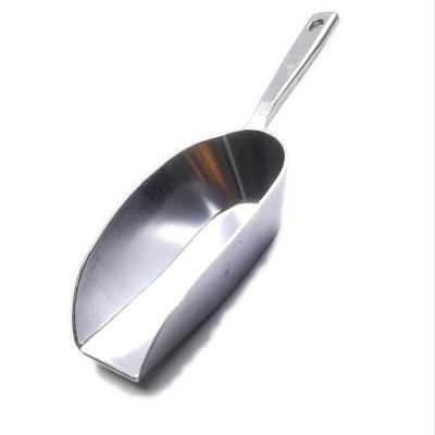 China 2021 Sustainable Aluminum Ice Shovel Non Stick Cube Mini Ice Scoop Ice Bucket Shovel Scoop for sale