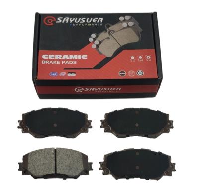 China Plastic bag shrink+neutral/brand box+carton box+pallet auto brake pad for toyato COROLLA saloon WVA24336 or 04465-02170 for sale