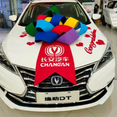 China Customized comfortable yellow big car red giant bow red giant car decoration bow green pink blue red for party for sale