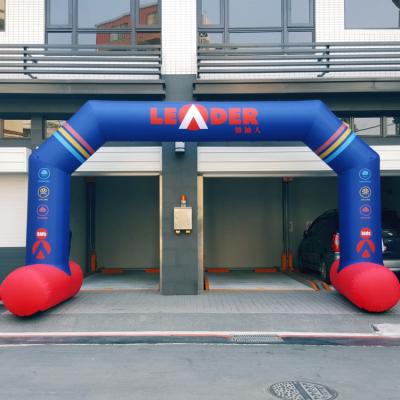 China Adverstising Inflatable Arcade Rainbow Custom Advertising Inflatable Arch For Racing for sale