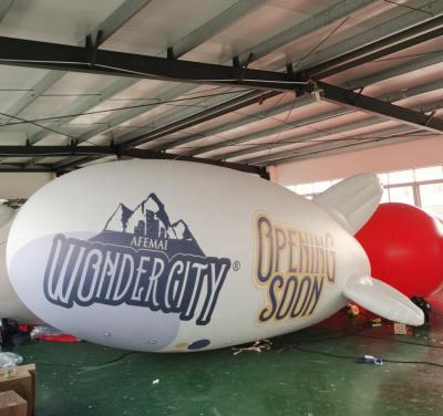 China Adverstising Giant Blimp Helium Blimp /Inflatable Zeppelin Inflatable Blimp Balloon For Advertising for sale