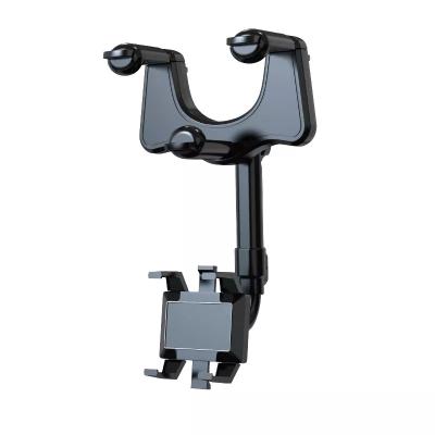 China 360Â ° 2022 New Rotation Design Car Rearview Mirror Phone Holder Universal Mobile Phone Car Holder IPhone Holder for sale