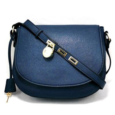 China 2020 new PU women's handbags wave European and American factory bag messenger shoulder fashion bag retro saddle lock bag wholesale for sale