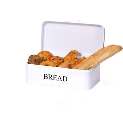 China Sustainable Professional Maker Healthy Household Bread Box Container For Kitchen Countertop Storage With Easy Slip Cover for sale