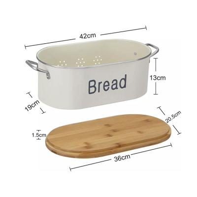 China Large Household Sustainable Easy Openable Black Healthy Counter Bread Box For Fresh Breads Cookies Kitchen Counter for sale