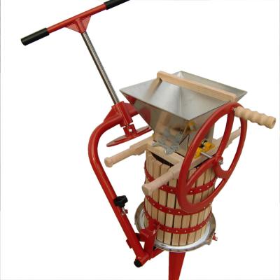 China High Efficiency Easy Operate Basket 15L Macintosh Apple Cider Juicer Juicer and Wooden Fruit Crusher Machine for sale