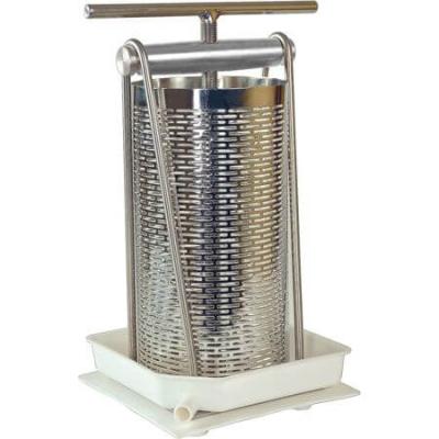 China Viable Silver Household Fruit Press Squeezer Tabletop Grape Winemaking Machine for sale