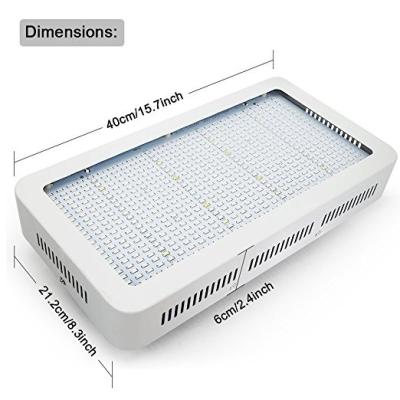 China Indoor garden greenhouse hydroponic plant growing CE&ROHS certification viparspectra 600w led grow light for growing flower for sale