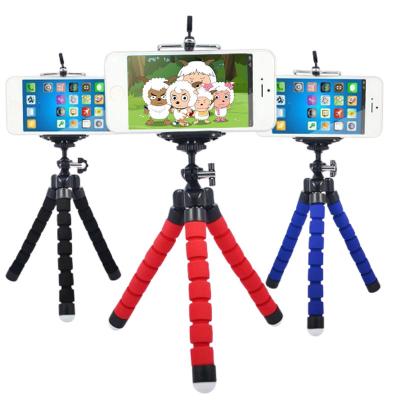 China PORTABLE Phone Holder Tripods Tripod For Phone Camera Desktop Mini Flexible Tripod For iPhone Clip Mobile Holder for sale