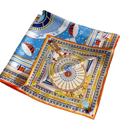 China European Square New Style Wholesale Ladies 100% Twill Silk Scarf for sale