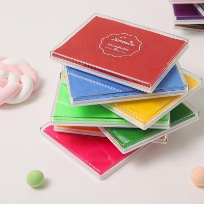 China Flatter colorful office craft ink pad journal stamp pads handprint and fingerprint for sale