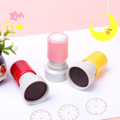 China Instant Handle Teacher Desk 28 MM HA Round Stamp Stamps Holder Mount Case for sale