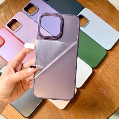 China New Arrival Shockproof PC Weview AG Shockproof TPU Matte Shockproof Glass Cell Phone Case For iphone 14 pro max for sale