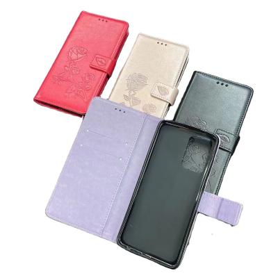 China 2023 Wholesale Custom Hot Selling Weview Flower Flip Phone Shockproof Custom Embossed Leather Case For iphone 6 7 12 13 14 Pro Max for sale