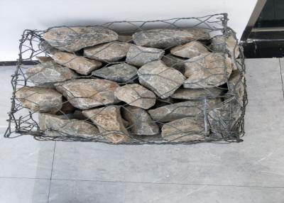 China Sextavado teceu cestas galvanizadas 8x12cm de Gabion da gaiola à venda