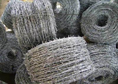 China low carbon steel security SWG12 X SWG14 Barbed Fencing Wire for sale