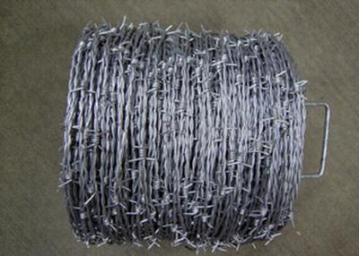 China 360mm 3.2mm Security Reverse Twisted Barbed Wires For Expressways for sale