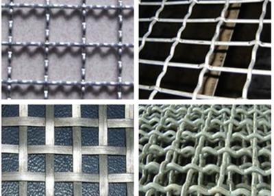 China 20mesh 0.50mm 2.6kg m2 Crimped Woven Wire Mesh for sale