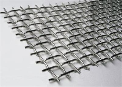 China 4.8mm Mining And Coal Plants Lock Crimp Wire Mesh Galvanized for sale