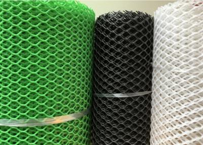 China Green Colour 20mm Hole Extruded 5mm Plastic Netting Mesh For Fishing for sale