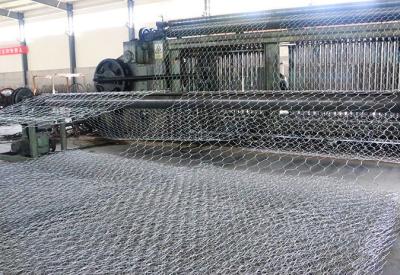 China Galvanised Coated 2x1x1m 100 X 120mm Gabion Wire Mesh Dia 2.5mm Hexagonal Hole for sale