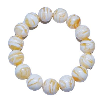 China Ethnic Natural Amber Beads Hand String Russian Tiger Stripes White Amber Muslim Prayer Beads Amber Beads for sale