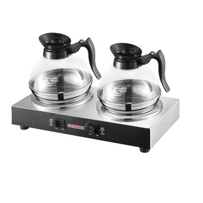 China Hotel Hot Dish 500w Coffee Makers Stove Coffee Heater Portable Electric Double Burner Hot Dish Coffee Makers Stove Hot Plate for sale