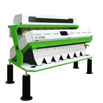 China CCD Rice Color Sorter 7 Slots Grain Debris Removal Shape Sorter Intelligent Color Sorter for sale