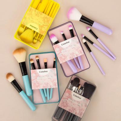 China Angular blush 7 sets of makeup tools eyeshadow brush blush brush powder painting makeup brush factory direct sales for sale