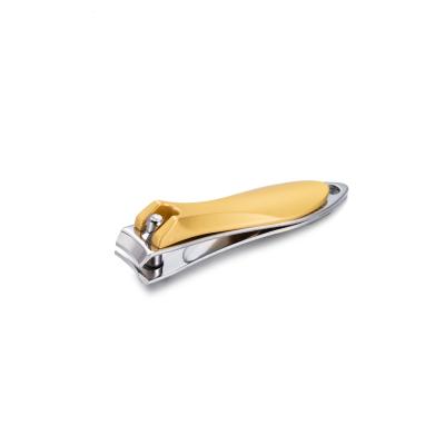 China Hot Amazon Private Label Nail Clippers 621K Gold Metal Nail Clippers With Cutting Edges Home Manicure Clippers for sale