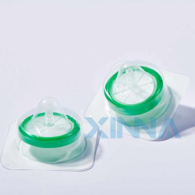 China 0.2μm 0,45μm 1,2μm Filtros para seringas de laboratório Polietilsulfona PES Filtro para seringas à venda