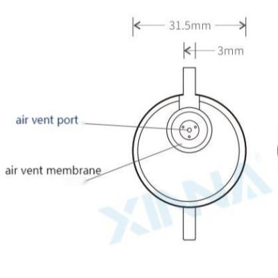 China 0.22μm Medical PTFE Membrane For Infusion Filter Air Venting for sale